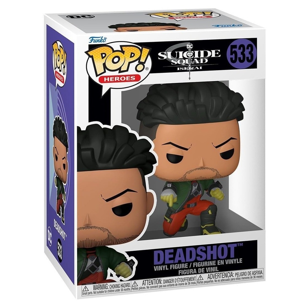 Funko POP Heroes DC Suicide Squad Isekai Deadshot 533 Vinyl Figure Anime Collect